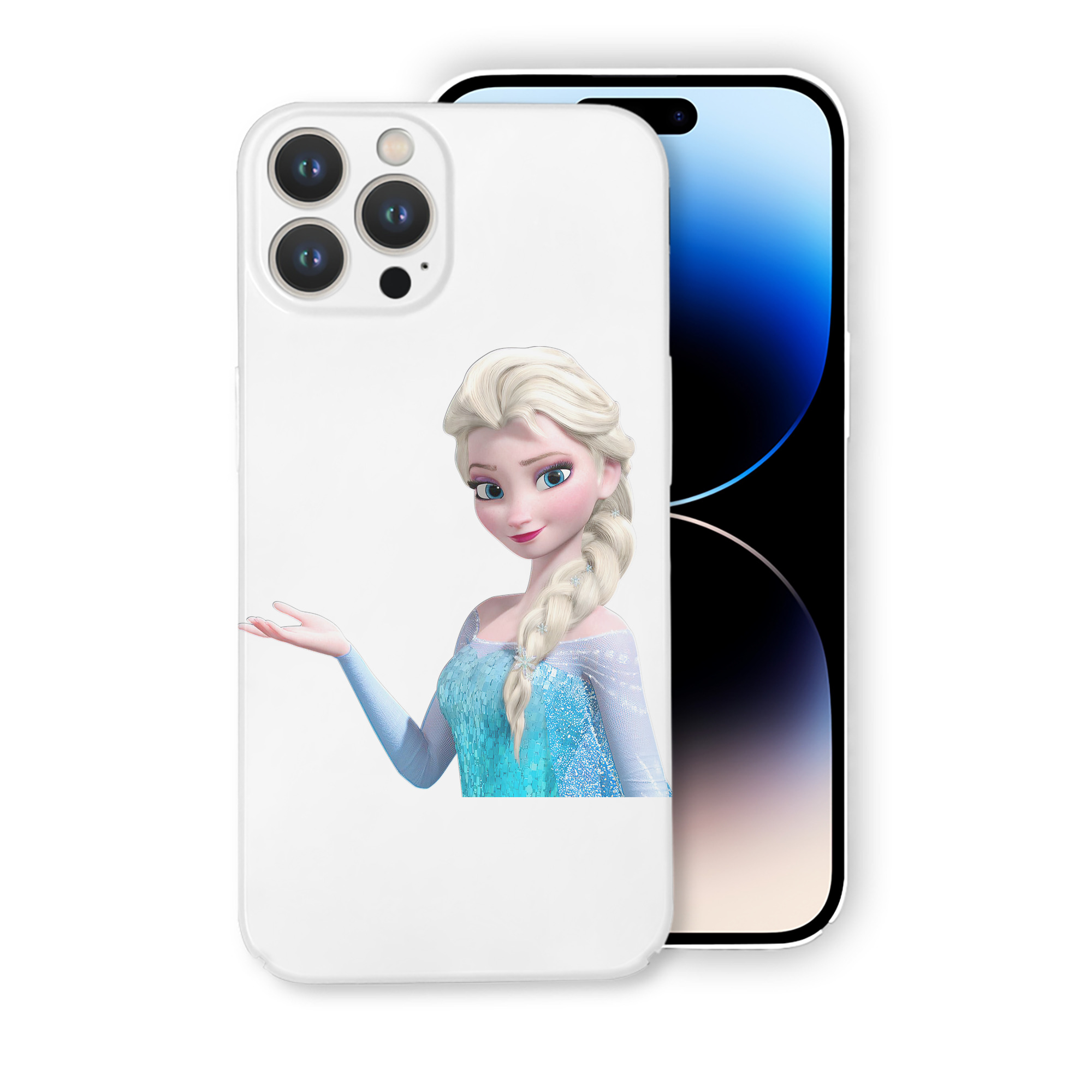 （画像用） アナと雪の女王 アンナ エルサ Frozen Anna Elsa 【iPhone 14シリーズ対応】ハードケース